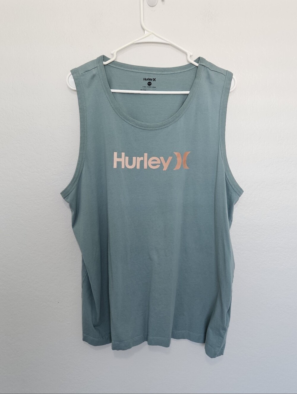 NWOT Hurley One & Only Graphic Classic Logo Cotton Tank Top Mens XL Sleeveless